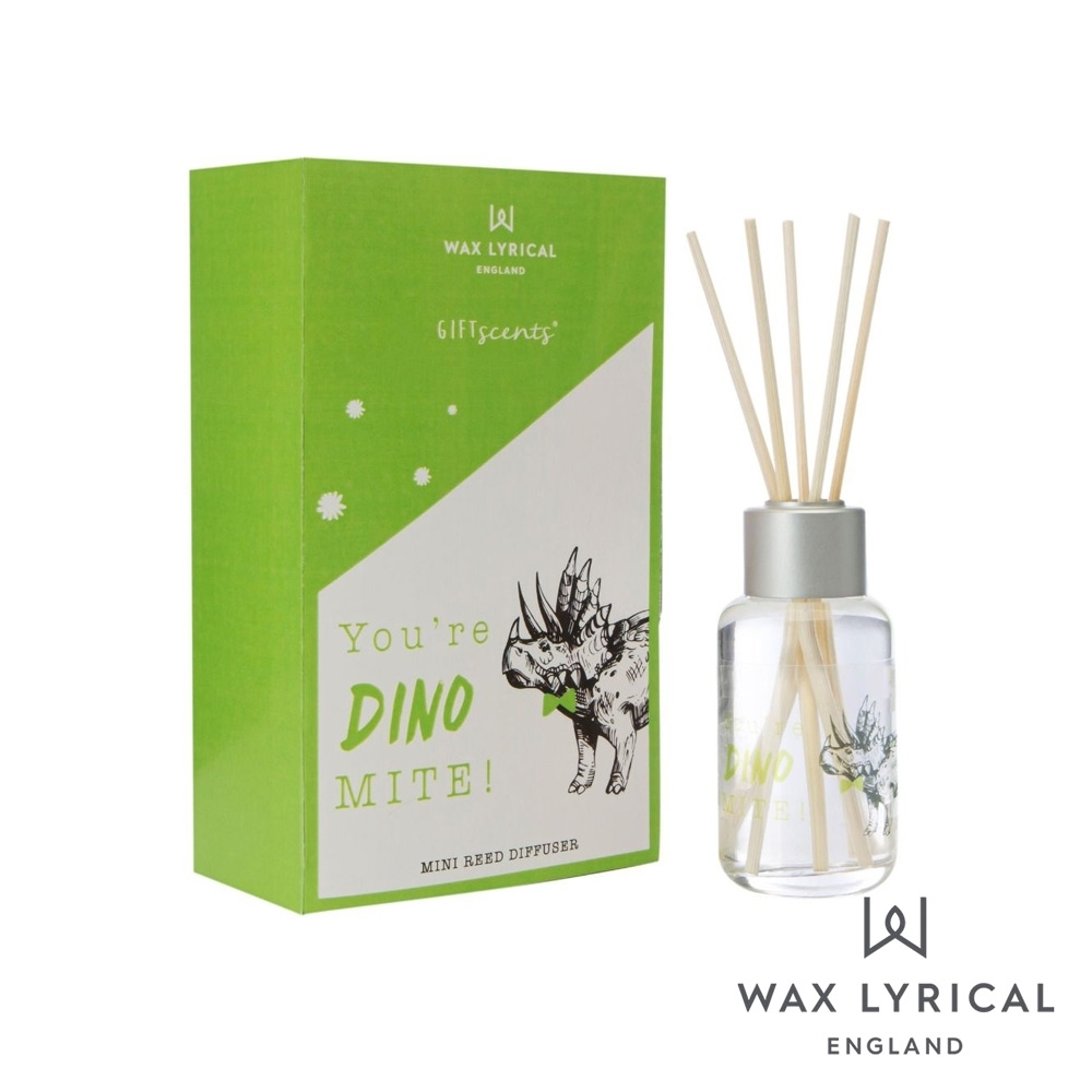 英國 Wax Lyrical Giftscents 禮品話語系列 室內擴香瓶-恐龍 Dinomite 40ml