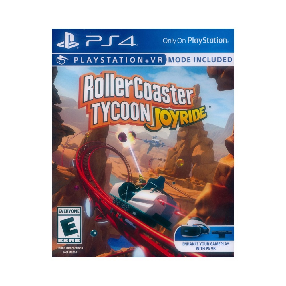 Rollercoaster Tycoon Joyride PS4 PSVR PS4 Yahoo