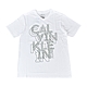 CK Calvin Klein經典燙印字母LOGO造型V領短袖T恤(男款/白) product thumbnail 1
