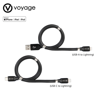 voyage apple mfi認證快速充電傳輸線-lightning-1m-usb-a