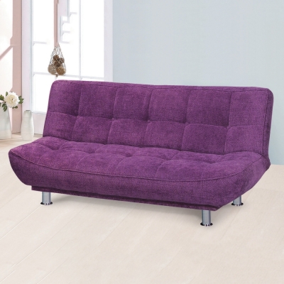 MUNA家居 204-1型紫色沙發床 186X90X90cm