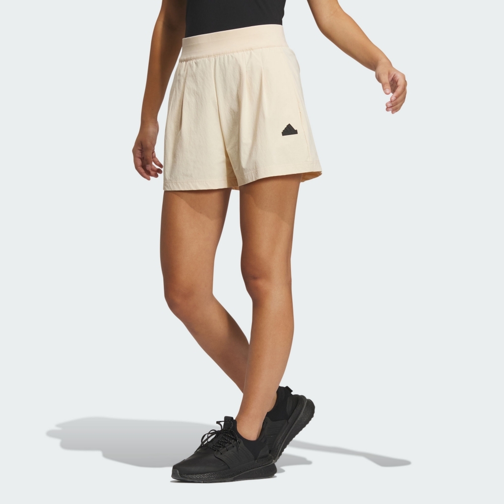 adidas 愛迪達 短褲 女款 運動褲 TECH WV SHORTS 米白 IM8829