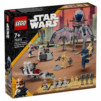 樂高LEGO 星際大戰系列 - LT75372 Clone Trooper & Battle Droid Battle Pack