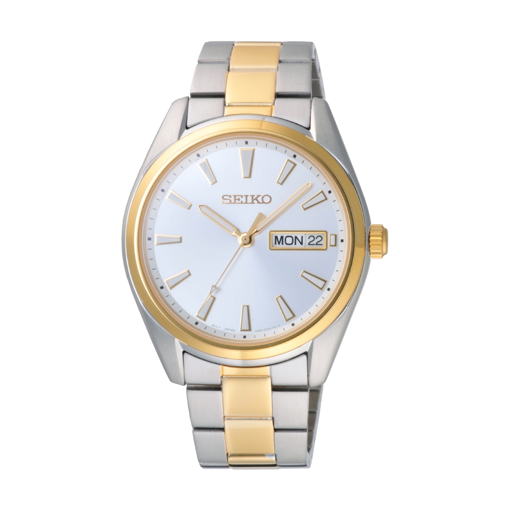 SEIKO 經典雋永時尚腕錶-中金-SUR446P1-40mm