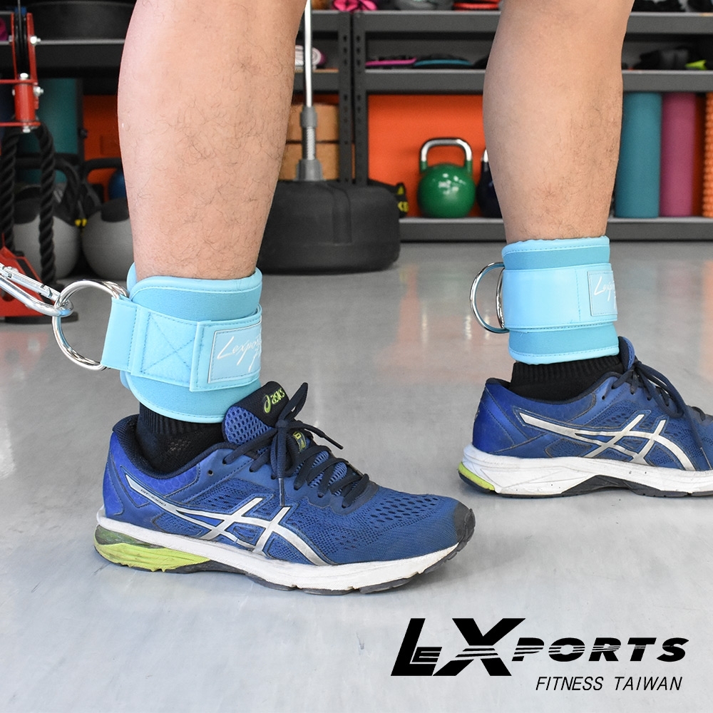 LEXPORTS-皮質重量訓練腳踝綁帶-1對-包