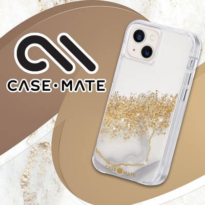 美國 CASE·MATE iPhone 14 Plus Karat Marble 鎏金石紋環保抗菌防摔保護殼