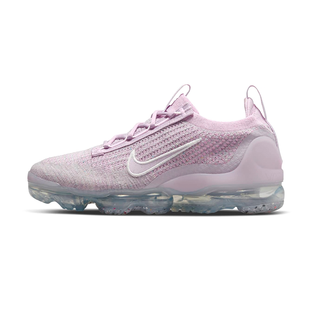 Nike Air Vapormax 2021 FK 女鞋灰色紫色氣墊針織再生材質運動慢跑鞋