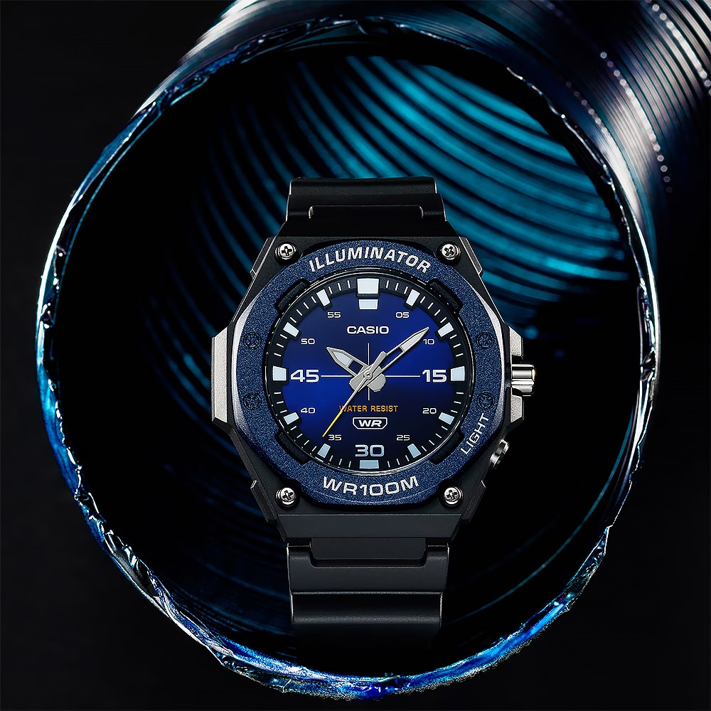 CASIO 卡西歐 運動風大三針手錶 送禮推薦-藍 MW-620H-2A