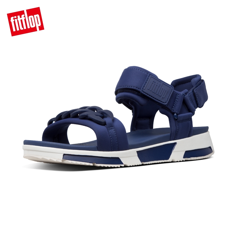 FitFlop HEDA CHAIN BACK-STRAP SANDALS 運動風後帶涼鞋-女(午夜藍)