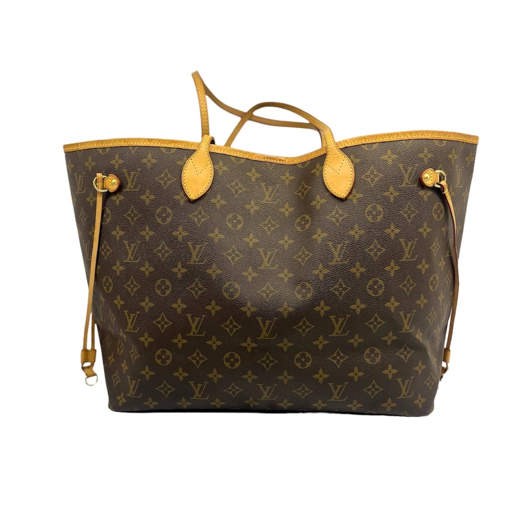 二手品 Louis Vuitton Neverfull monogram原花大款帆布肩背/手提包