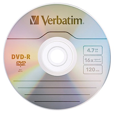 Verbatim 威寶 AZO 銀雀版 16X DVD-R 4.7GB 燒錄片 50片