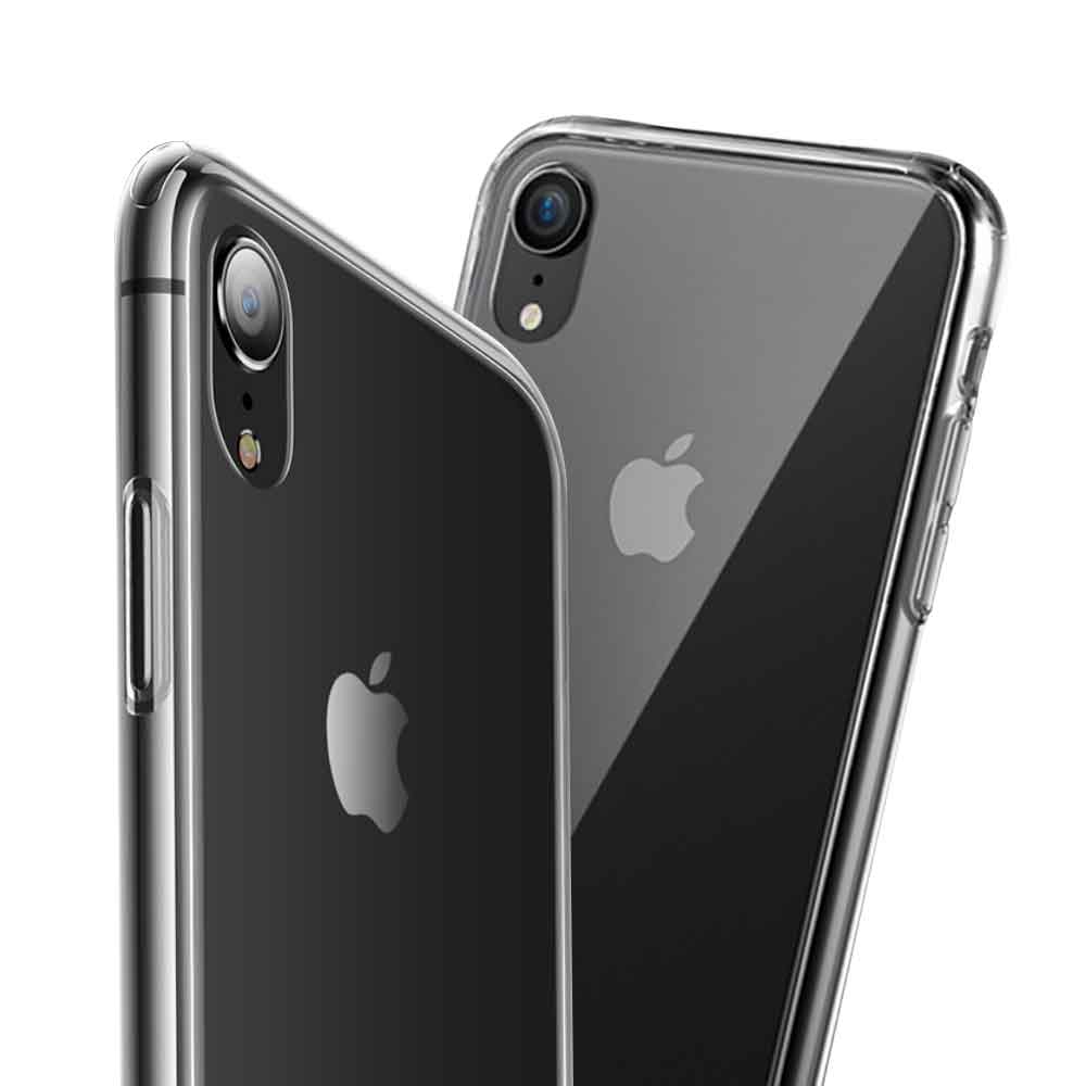 iPhone XR 6.1吋 裸時尚透明氣囊款鋼化玻璃殼 強化玻璃保護殼