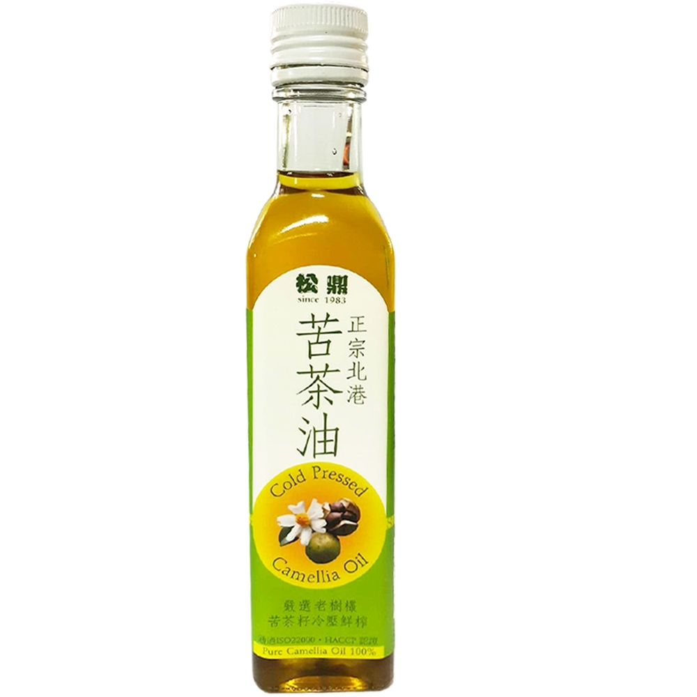 松鼎正宗北港 100%苦茶油(小)12瓶/箱(250ml/瓶)