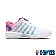 K-SWISS Hypercourt Express透氣輕量網球鞋-女-白/紫/桃紅/綠 product thumbnail 1