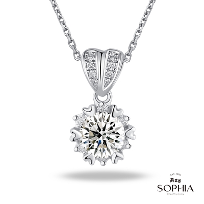 SOPHIA 蘇菲亞珠寶 - 相印 30分 GIA D/SI1 18K金 鑽石項墜