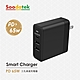 【Soodatek】65W充電器黑色/SHC1U2-PC65BL product thumbnail 1