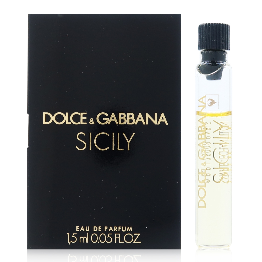 DOLCE & GABBANA VELVET SICILY 絲絨高訂系列 西西里島淡香精 1.5ML (平行輸入)