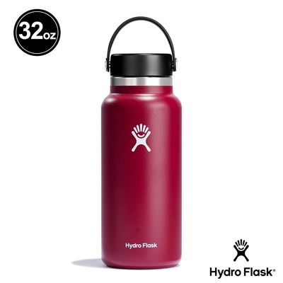 Hydro Flask 32oz/946ml 寬口真空保溫鋼瓶 小紅莓