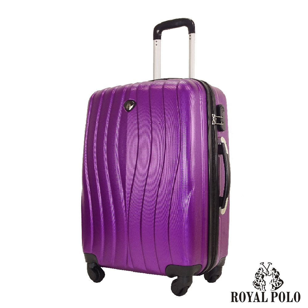 ROYAL POLO  20吋  凌波微舞ABS硬殼拉鍊箱/行李箱 (高貴紫)
