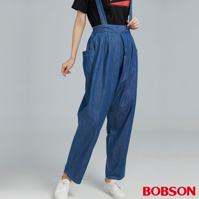 【BOBSON】女款寬版吊帶褲 (D134-53)