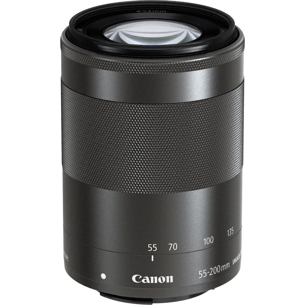 パネル Canon EF-M 55-200mm☆望遠レンズ☆シルバー☆3706-1 - 通販