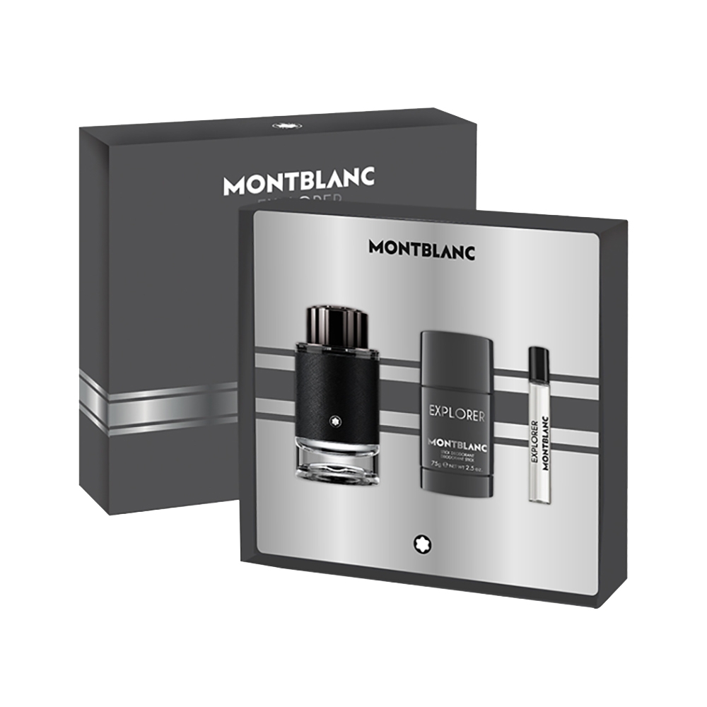 【MONTBLANC】探尋旅者淡香精禮盒(淡香精100ml+7.5ml+體香膏75g)