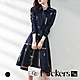 【Lockers 木櫃】夏季復古收腰長袖襯衫連衣裙 L112052906 product thumbnail 1