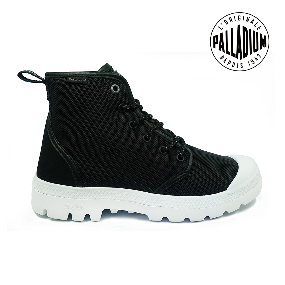 PALLADIUM Pampa Hi Lite+ WPN彈道尼龍防水靴-女-黑