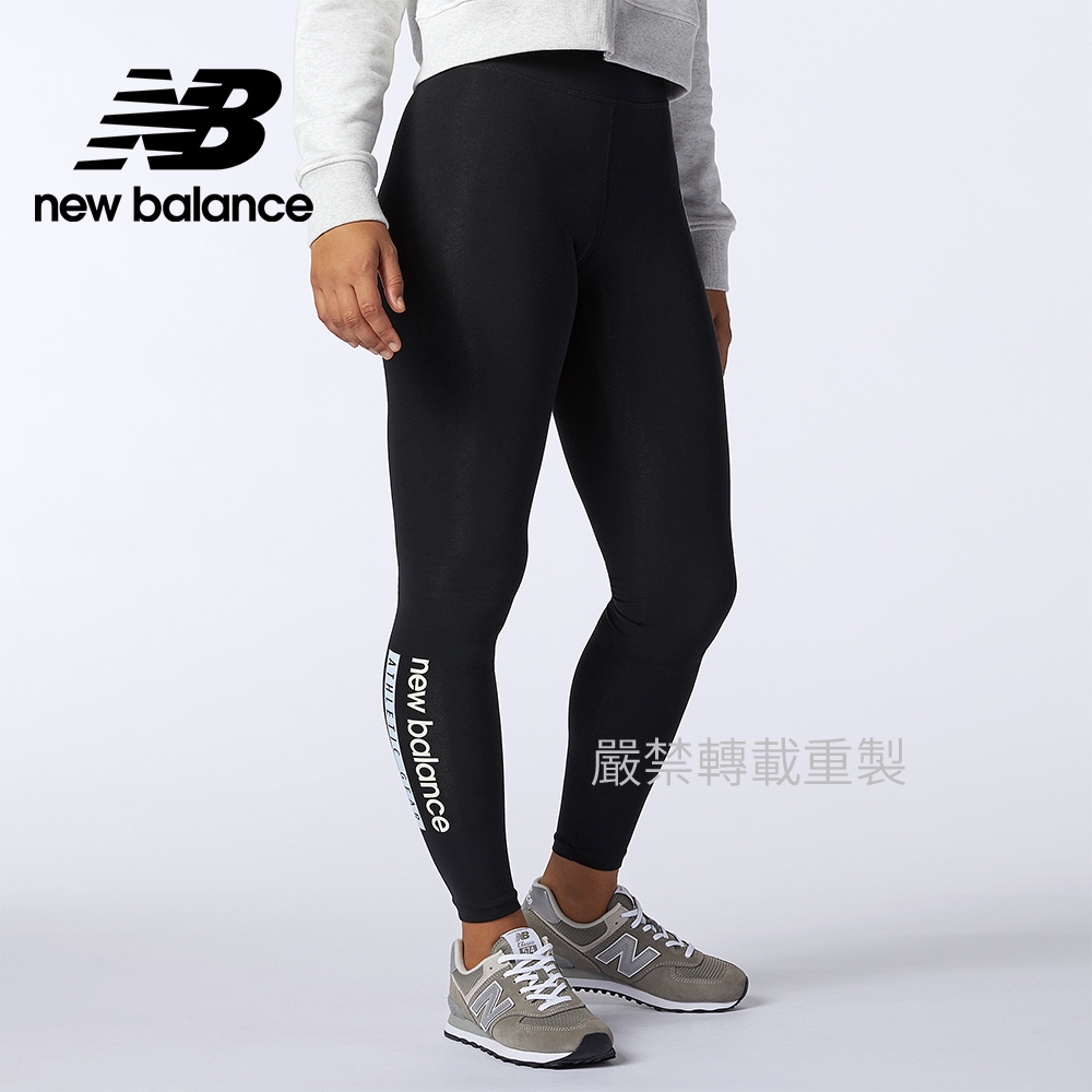 【New Balance】小腿品牌緊身褲_女性_黑色_WP11508BK