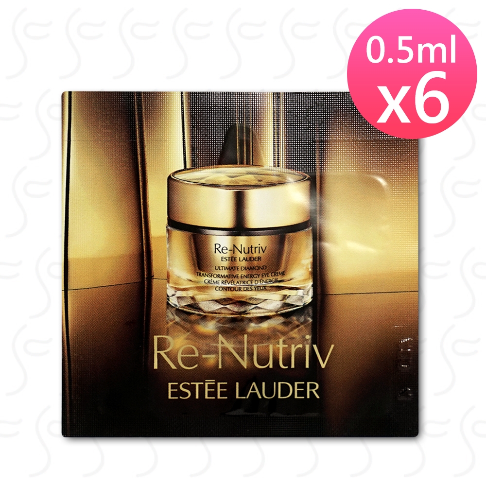 ESTEE LAUDER雅詩蘭黛 白金級黑鑽松露雙導奇蹟眼霜0.5ml*6