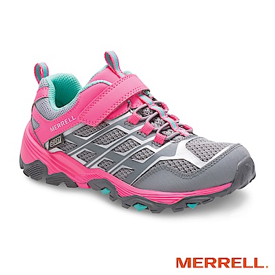 MERRELL MOAB FST WP 登山防水童鞋-粉(159195)