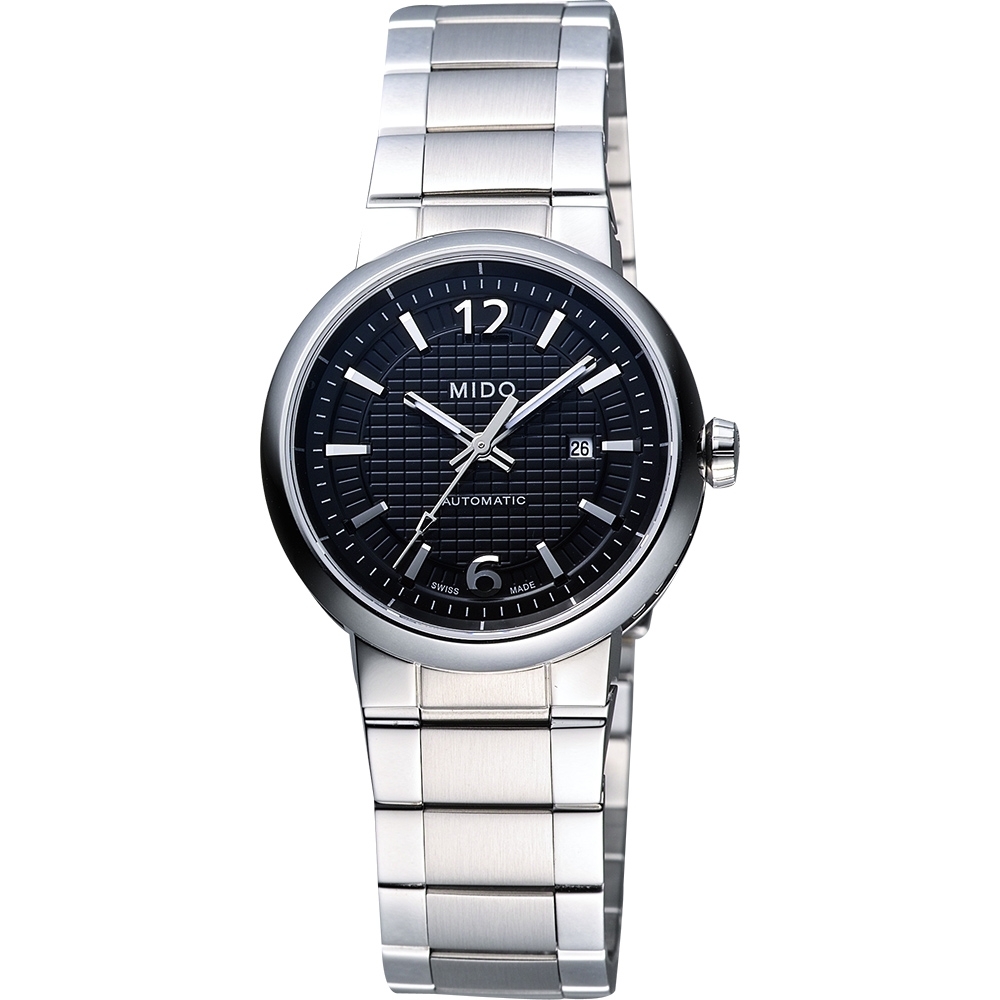 MIDO 美度 官方授權 Great Wall 長城系列機械腕錶-黑/31mm M0152301105700