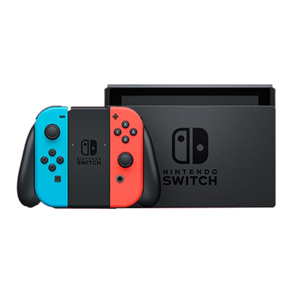 時時樂限定]任天堂Nintendo Switch OLED款式黑色主機藍紅手把亞版