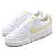 Nike 休閒鞋 Court Vision 運動 女鞋 基本款 簡約 舒適 球鞋 質感 穿搭 白 黃 CD5434109 product thumbnail 1