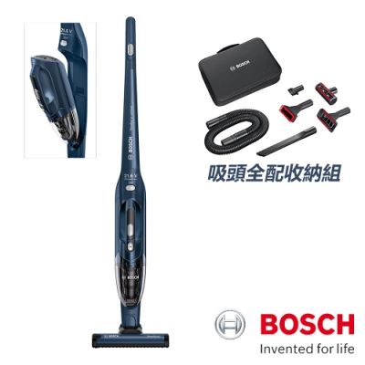 Bosch 二合一直立式無線吸塵器 BBHL2214TW 海軍藍 (配件包組)