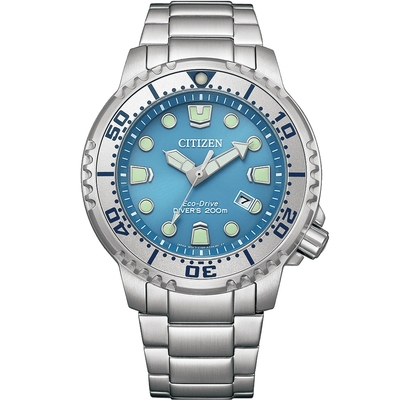 CITIZEN 星辰 PROMASTER MARINE 光動能200米潛水錶/BN0165-55L