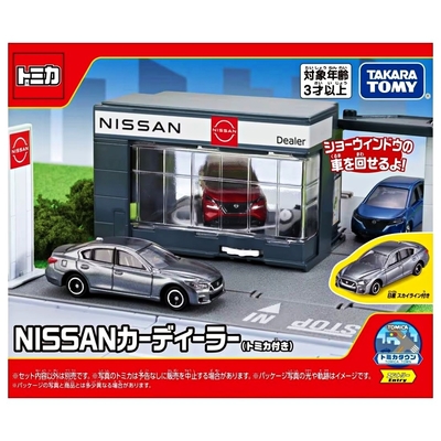 任選 日本TOMICA 新城鎮 nissan展示中心 TW91333 多美小汽車