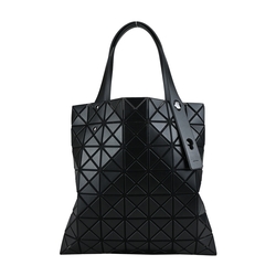 ISSEY MIYAKE 三宅一生 BAOBAO 7x7仿皮啞光手提包(黑)