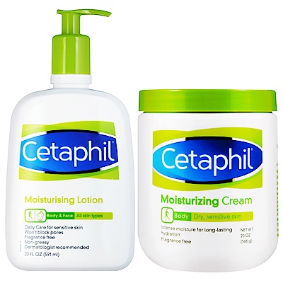 Cetaphil舒特膚 溫和保濕雙重組