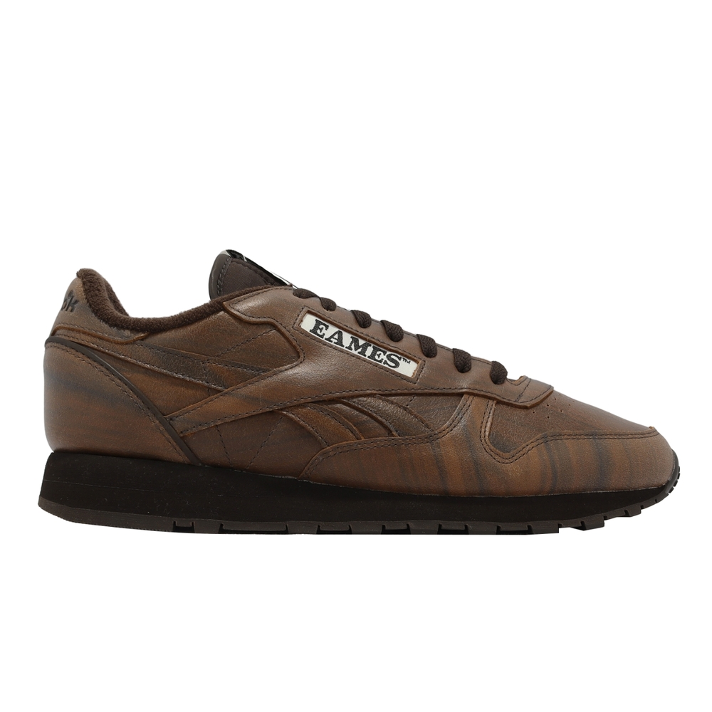 Reebok 休閒鞋EAMES Classic Leather 男鞋棕木紋皮革聯名款復古GY6391