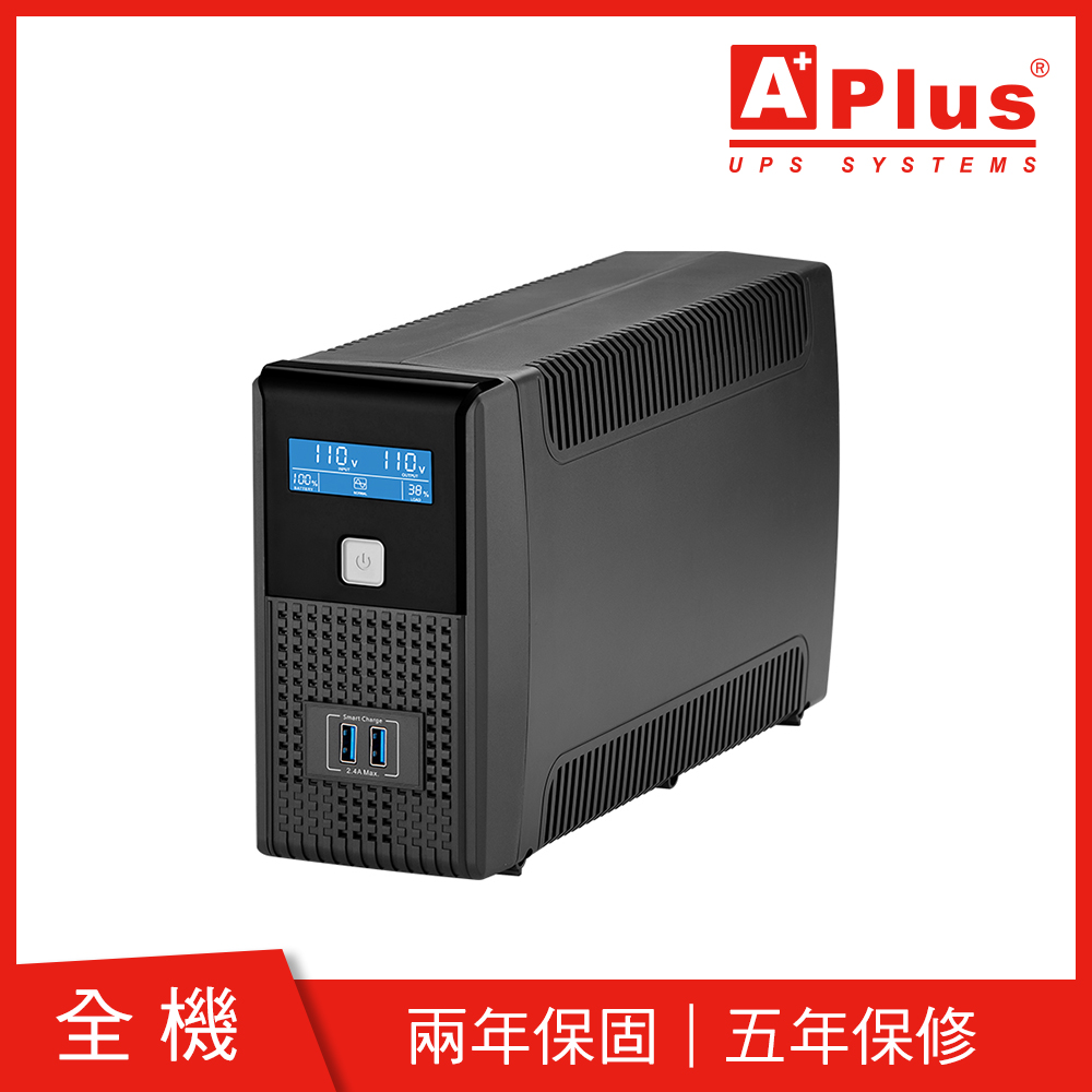 特優Aplus 在線互動式UPS Plus1L-US600N(600VA/360W)