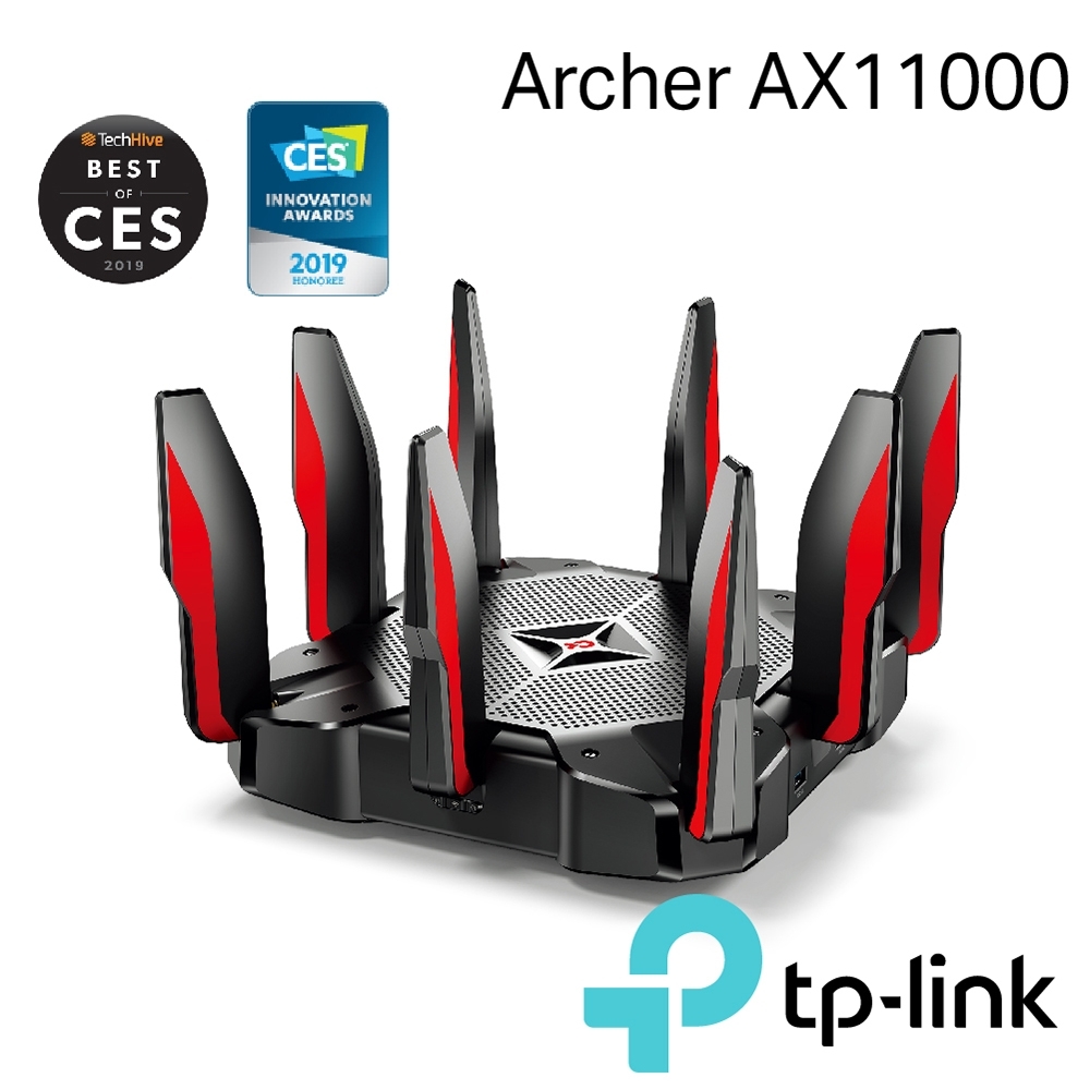 TP-Link Archer AX11000 wifi6 Giga三頻無線網路wifi電競分享器路由器