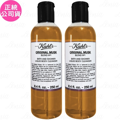 Kiehl s 契爾氏 原‧麝香潔膚沐浴精(250ml)*2(公司貨)