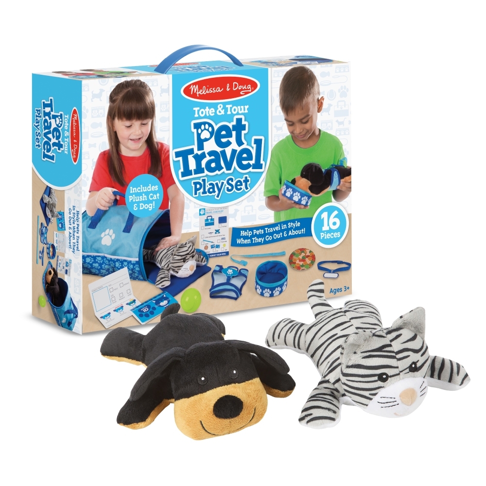 美國瑪莉莎 Melissa & Doug 寵物手提包旅行組