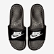 NIKE-BENNASSI男休閒涼拖-黑白-343880090 product thumbnail 1