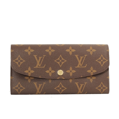 LV Louis Vuitton Emilie M61289 釦式長夾(粉色)