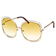 CHLOE金屬大框 太陽眼鏡 金色 CE126S-802 product thumbnail 1