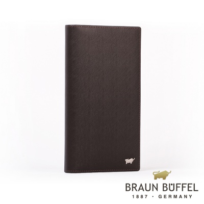 【BRAUN BUFFEL 德國小金牛】台灣總代理 HOMME-M 17卡長夾 (網路限定)-咖啡色/BF306-301-ENY