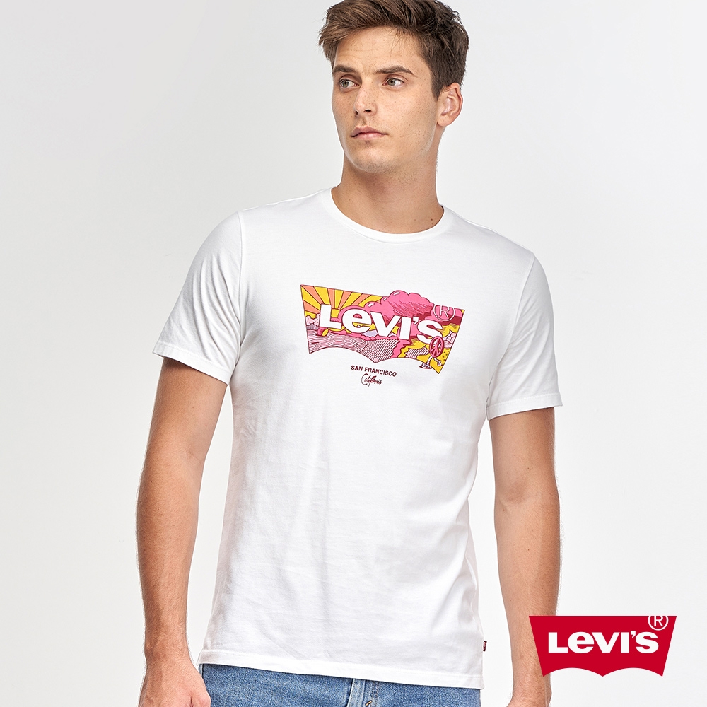 Levis 男款 短袖T恤 翻玩夏日Logo T 復古漫畫風Logo