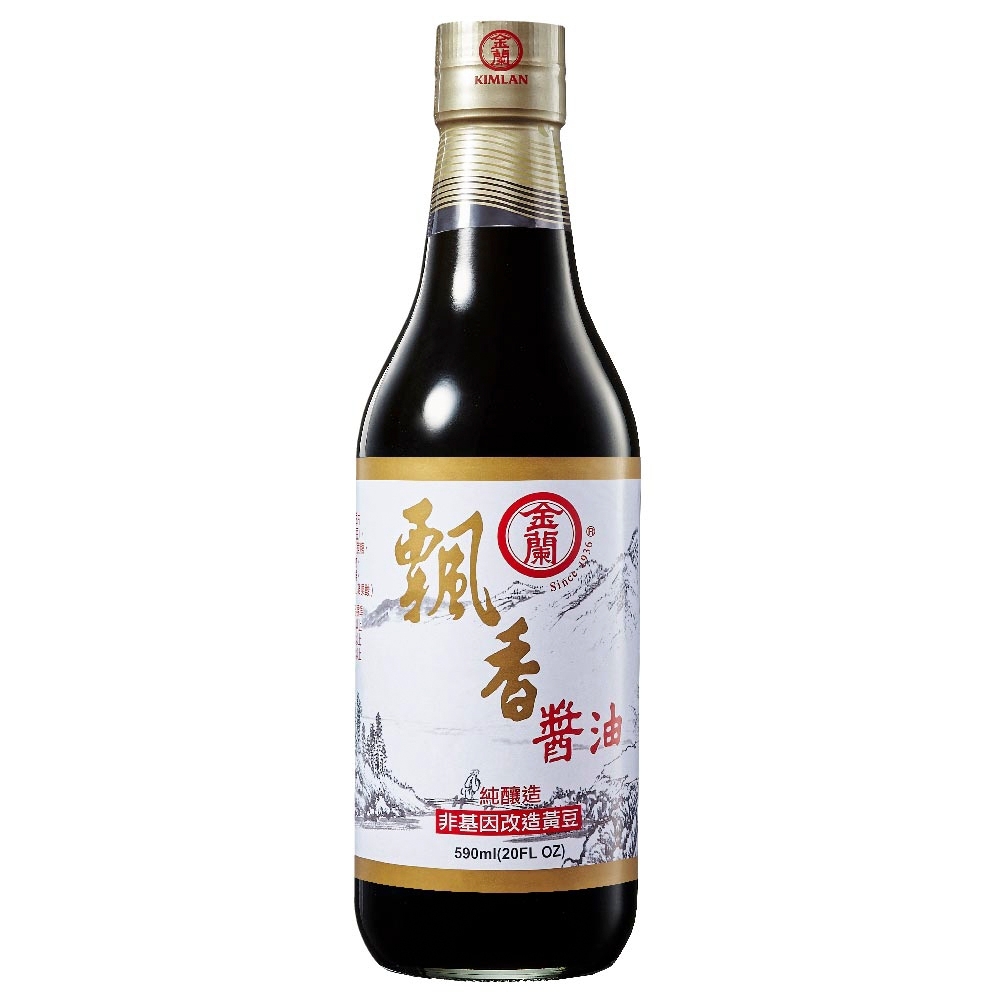 金蘭 飄香醬油590ml